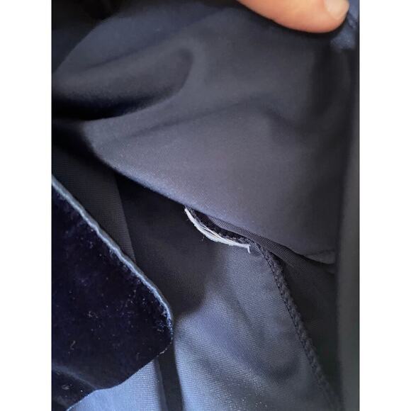 Ralph Lauren 2 Piece Velvet Button Up Pajama Set Crest Old Money Cozy Preppy XL - Picture 6 of 11